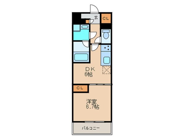 メイボーテセラの物件間取画像